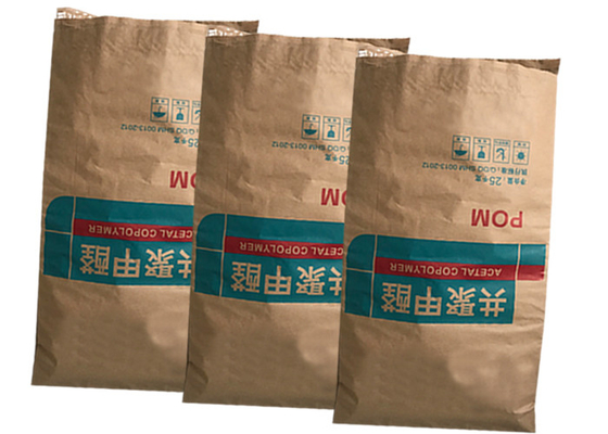 Food Grade Heat Sealed Paper Bags For Whole Shelled Corn Deer Feed Packaging