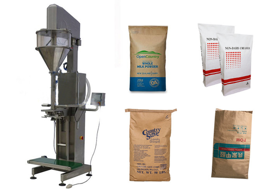 Recyclable Kraft Paper Bags 25kgs 50kgs Pet Feed Vitamin Additive Seed For Bird