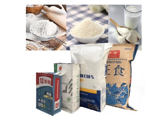 20kg 25kg Flour Starch Multiwall Kraft Paper Bags