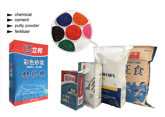 Customized Natural Brown Pasted Valve Multiwall Paper Bags Industrial Construction