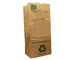 Custom Multiwall Lawn Paper Bags Brown Biodegradable Flexo Print Paper Refuse Bags
