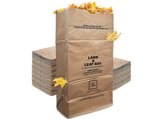 Paper Lawn And Refuse Multiwall Kraft Lawn Bags