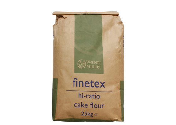 Customization 3 Layers Heat Sealed Paper Bags Trapezoid Pocket Opening
