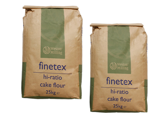 Square Bottom Multiwall Kraft Paper Bags White Printed CMYK Custom