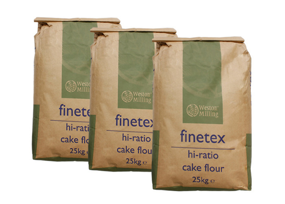 1-4 Ply Multi Wall Paper Sacks For Bread Wheat Flour Packaging