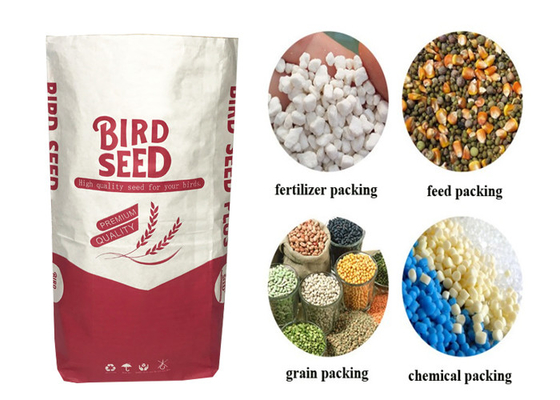 10kg 20kg 50kg Kraft Paper Packaging Bag For Starch Maltose Powder Isomalto Oligosaccharides