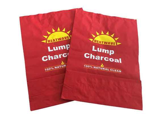 Environmental Friendly Multiwall Paper Bags Custom 5kg Charcoal Bags