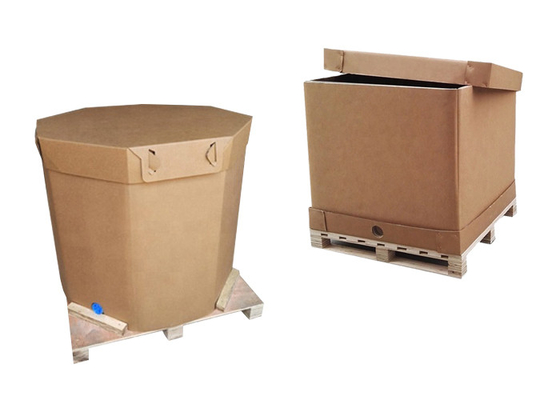 220L 1000L 1600L 1800L Food Grade Paper IBC Container Pe Liner Bag With Valve
