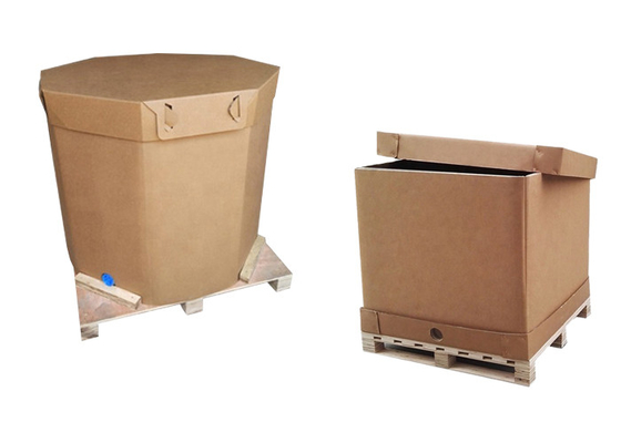 220l 1000l Paper Liquid Package IBC Tank Container With Valve