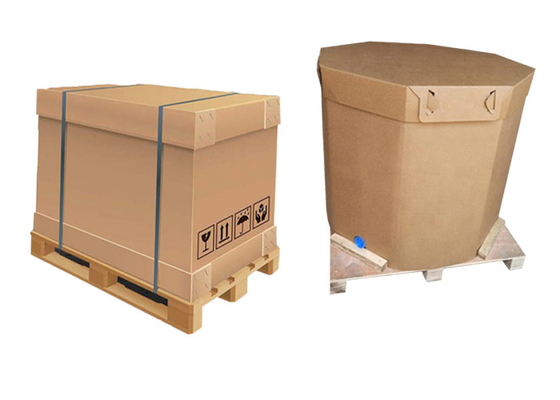 Foldable Disposable Paper 1000 Ltr IBC Container Flexible Food Grade Packaging Boxes