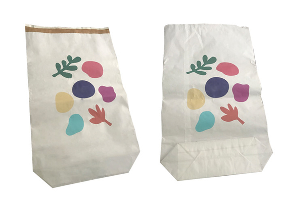 Packaging Industrial Paper Bags 20KG 25kg For Pigeon Poultry Fish Feed Seed