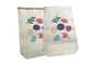 Custom Logo Kraft Paper Bag For Bread Wheat Flour Packaging