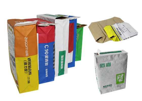 Industrial Paper Empty Cement Bag PP Valve Bag 25 KG 40 KG 50 KG