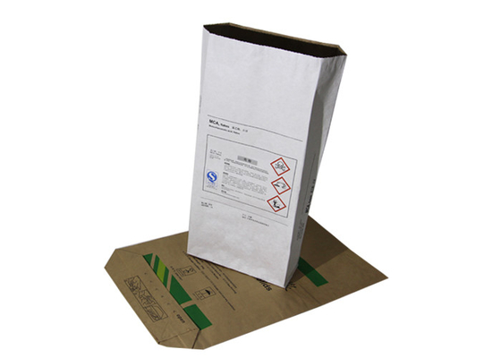 Liquid Spill Absorbent Multiwall Kraft Paper Bag Customized 20kg 25kg