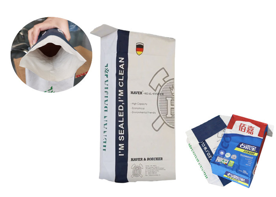Food Grade Multi Layers Plain Kraft Paper Valve Flour Packing Bag