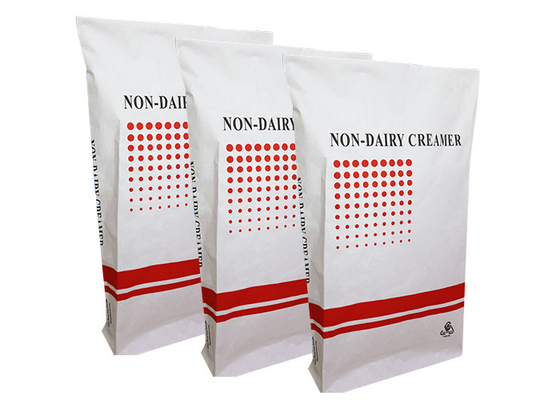 Flexo Printing Industrial Paper Bags 20KG 25kg For Pigeon Poultry Fish Feed Seed