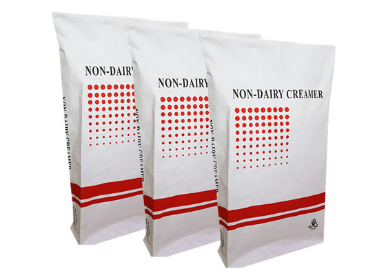 Custom 20kg 25kg Pasted Multiwall Paper Bags Food Grade Cellulose Pasted Paper Bag