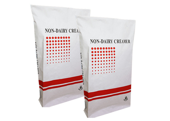 20KG 25kg Non Dairy Creamer Industrial Paper Bags For Pigeon Poultry Fish Feed Seed