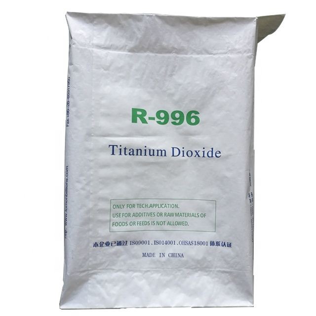 Tio2 In Paper Labels Titanium Dioxide 25kg Kraft Paper Valve Packaging Bags OEM Accepted