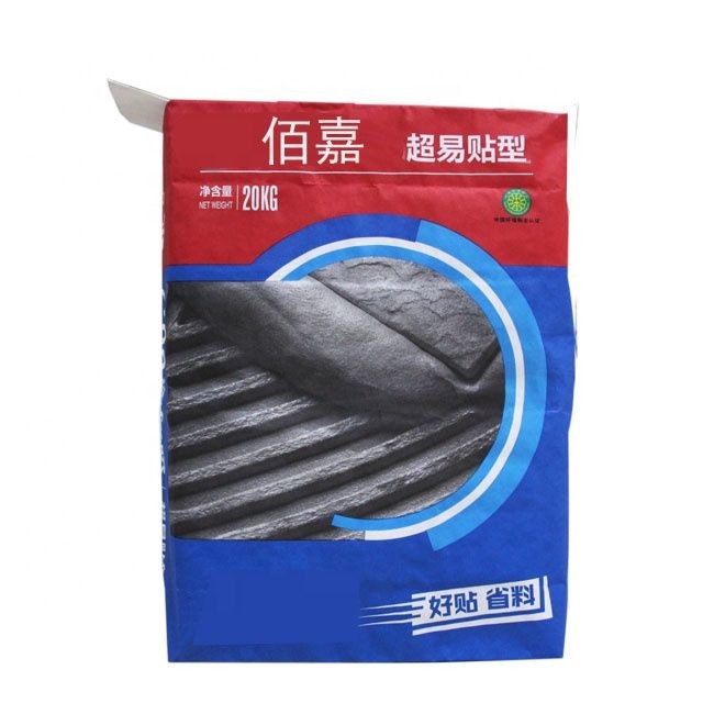 Pine Pellets Dispersible Pasted Valve Multiwall Paper Bags Flexo Printing