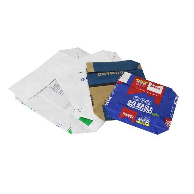 Kraft Paper Cement Bag 50kg Accept Custom Color