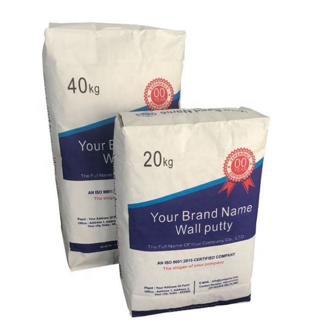 Gmp Paper GMP Standard Pe Film Paper Industrial Paper Bags 20kg 25kg Packaging